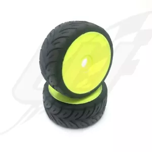 Bliss Gomme Rally Game B Yellow 1:8 buggy (Medium) 2pz - Imagen 1 de 2