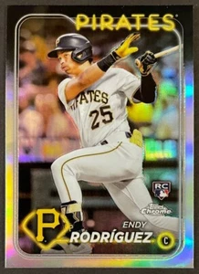 2024 Topps Cromo #295 Endy Rodriguez Rifrattore - Foto 1 di 2