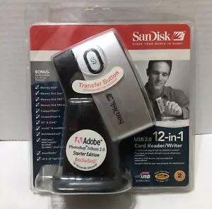 SanDisk (SDDR-89-AW15) - USB 2.0 12-in-1 Card Reader/Writer - NEW - Picture 1 of 2