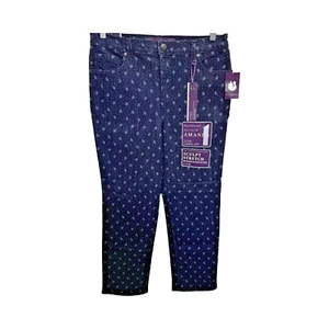 Gloria Vanderbilt Original schlankmachende Jeans, spitz zulaufendes Bein, Stretch 10P Short Neu mit Etikett - Bild 1 von 10
