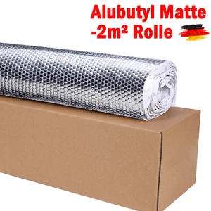 Alubutyl Matte Dämmmatte Selbstklebend 50x400cm Anti-Dröhn Fahrzeugdämmung 2mm - Bild 1 von 11