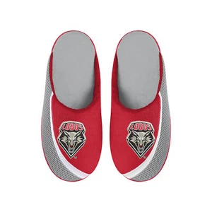 FOCO NCAA Men's New Mexico Lobos 2022 Big Logo Color Edge Slippers - Picture 1 of 5