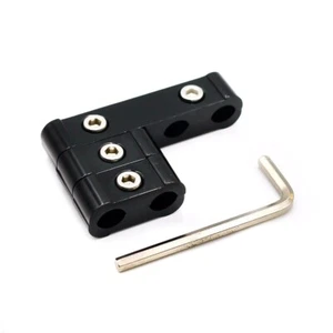 Set morsetto separatore filo candela per cavi HT 8mm 9mm 10mm NERO - Foto 1 di 3
