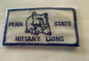 Vintage 1970s Penn State Nittany Lions Football Patch 3 3/4Inches Long - Picture 1 of 4