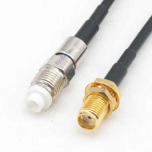 SMA Female to FME Female RG316 Coaxial Cable for SureCall signal booster LTE lot - Picture 1 of 7