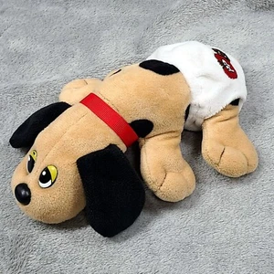 Pound Puppies Newborn Plush Brown with Black Spots Dog Diaper 2019 Hasbro - Picture 1 of 9