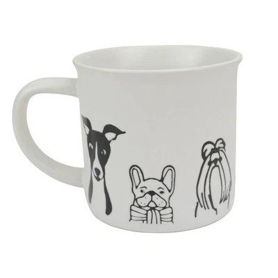 Tazas Boston Warehouse 18 oz para perros, blancas Foto 1 de 2