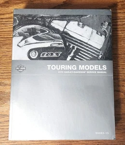 Harley Davidson Motorcycles Touring Models 2015 Service Manual 99483-15 Sealed - Bild 1 von 17