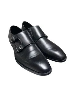Aldo Herren schwarz Leder elegante Schuhe Größe 8 - Bild 1 von 10