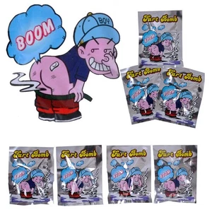 100x Stink Bombs Joke Shop Fart Liquid Smell Funny Prank Rotten Eggs Ass Bags UK - Picture 1 of 22