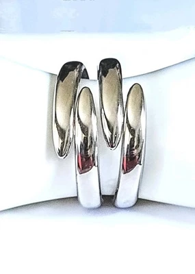 Rare Mexico Sterling Silver Clamper Disco Bracelet | Fits All Sizes 65.8g - Image 1 of 4