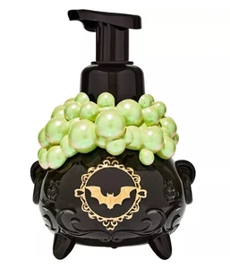Bath & Body Works 2025 Halloween CALDERONE BOLLENTE portasapone schiumogeno pipistrello NUOVO - Foto 1 di 6