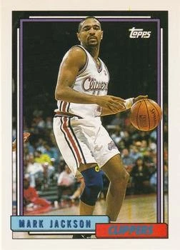 1992-93 Topps #325 Mark Jackson CLIPPERS - Image 1 of 2