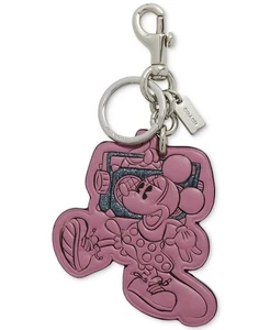 COACH X Minnie Mouse Boombox Leather Hangtag Handbag Charm 39003B - Picture 1 of 6