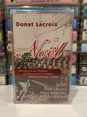 Donat Lacroix Noel Cassette Tape Live 1993 Route Claire French Holiday Album - Image 1 of 2