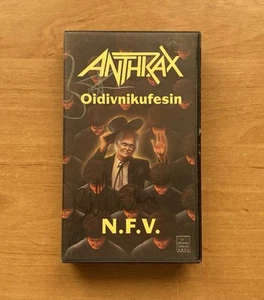 Anthrax VHS Video - OIDIVNIKUFESIN N.F.V. Live At Hammersmith - handsigniert von - Bild 1 von 8