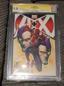A+X #1 Marvel 2012 Signed by Steve McNiven ASM 50th Variant CGC 9.8 1st App Plus - Bild 1 von 3