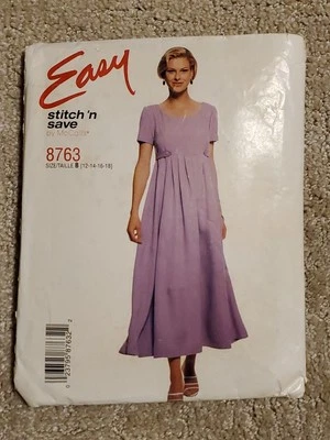 Misses Maxi Dress Sizes 12-18 McCall's Easy Stitch 'N Save 8763 - Image 1 of 2