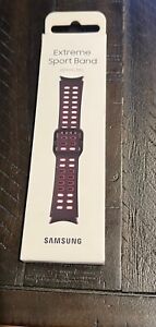 Samsung Extreme Sport Band, 20 mm, M/L for Galaxy Watch - BLACK/RED -NEW GENUINE