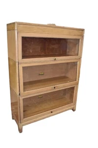Mid Century Blonde Barrister Lawyer's Bookcase, by Gunn - Picture 1 of 12
