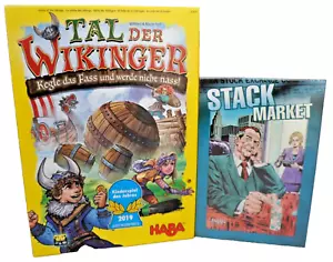 Valley of the Vikings + Stack Market (Dexterity / Risk-Taking Board Games x2) - Picture 1 of 24