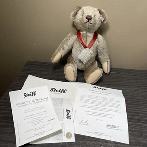 Steiff Danbury Mint 2013 L'orso dell'anno edizione limitata - 664312 33 cm - Foto 1 di 10