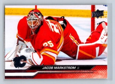 2023-24 Upper Deck Series 2 #279 Jacob Markstrom Calgary Flames Hockey Card - Image 1 of 2