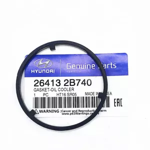 26413-2B740 For Sonata Forte Koup Veloster 1.6L Turb Engine Oil Cooler Gasket - Picture 1 of 6
