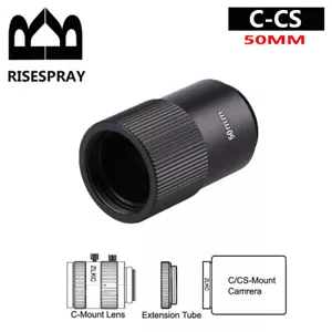 50mm C-CS Mount Lens Adapter Ring Extension Tube for CCTV Security Camera - Picture 1 of 2