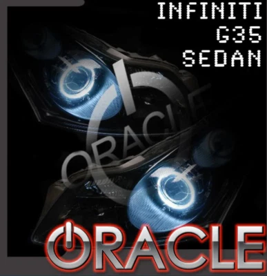 Oracle w/No Controller Led Headlight Halo Kit For 07-09 Infiniti G35 Sedan - Image 1 of 3