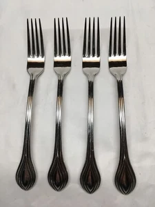 4 World Tableware WOF35 Stainless 18/10 Dinner Forks 8-1/8” - Picture 1 of 7