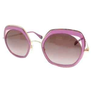Woow Super Pop 1 0970 Gold Purple Glitter New Authentic Sunglasses - Picture 1 of 3