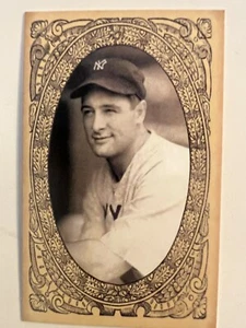 FATIMA CIGARETTE BASEBALL CARDS RE-CREATED    LOU GEHRIG NEW YORK YANKEES. 1914- - Picture 1 of 2