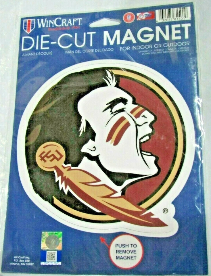 NCAA Florida State Seminoles Auto Magnet Die-Cut Logo by WinCraft