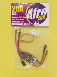 Afro 20A ESC 0.5A Linear BEC for RC Model Aircraft Planes Helicopters Quads - Picture 1 of 2
