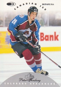 1996-97 Donruss Canadian Ice Hockey #6 Peter Forsberg Colorado Avalanche