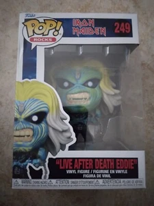 Funko Pop! Rocks: Iron Maiden Life After Death Eddie #249 Near Mint, NIB - Picture 1 of 7
