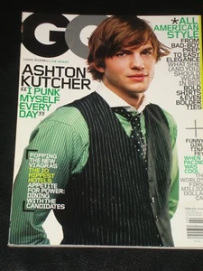 GQ magazine 2004, Ashton Kutcher, Tina Fey, Al Pacino, Josh Duhamel, RARE - Foto 1 di 1