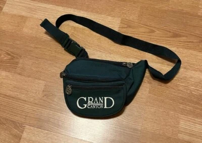 Everest Vintage Grand Canyon Verde 3 Bolsos Bolsa de Babá Cintura Alça Ajustável - Imagem 1 de 3