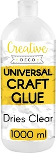 Creative Deco Universal PVA Kinder Bastel-kleber | 1000ml Leim  - Bild 1 von 5