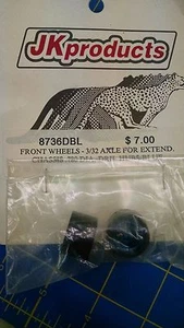 JK 8736DBL Front wheels 3/32 axle for extend chassis780dia dril hubs blue MIDAN - Picture 1 of 1