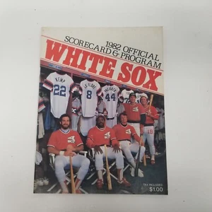 Vintage 1982 Chicago White Sox MLB Official Scorecard & Program, Nice Shape - Bild 1 von 6