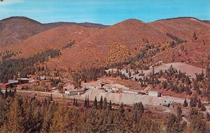 Tarjeta postal Idaho Mullan 1962 vista aérea Lucky Friday Mine como nueva N44 - Imagen 1 de 2