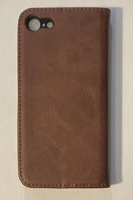 Funda tipo folio billetera SunYoo para teléfono Apple iPhone 7 8 SE 2ª 3ª generación marrón Foto 1 de 2