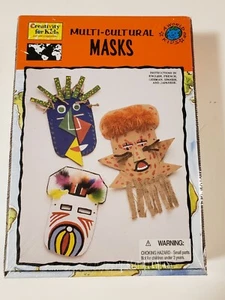 Creativity for Kids Multi-Cultural Masks Material to Make 6 Masks Brand New - Picture 1 of 3