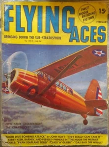 FLYING ACES Magazine, February 1942 (Ask me about multiple magazine discounts!) - Picture 1 of 12