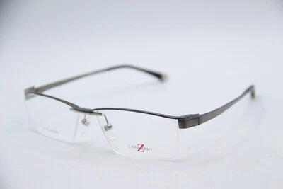 NEW CHARMANT Z-TITANIUM ZT19823 GREY AUTHENTIC DESIGNER EYEGLASSES 54-18 - Image 1 of 4