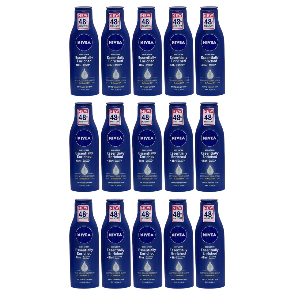 Nivea Essentially Enriched 48 Hour Nourishing Moisture Body Lotion 8.4