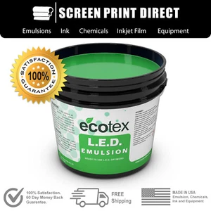 Emulsión de serigrafía de fotopolímero textil puro emulsión - 1 gal-128 oz - Imagen 1 de 7