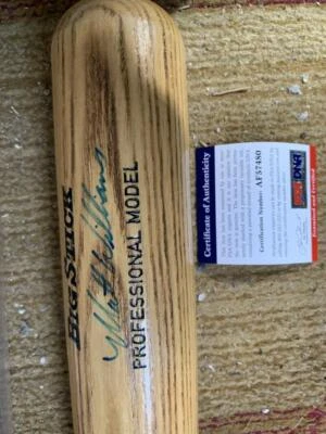 Bate automático autógrafo firmado por Matt Williams PSA/DNA Big Stick Adirondack Rawlings Foto 1 de 4